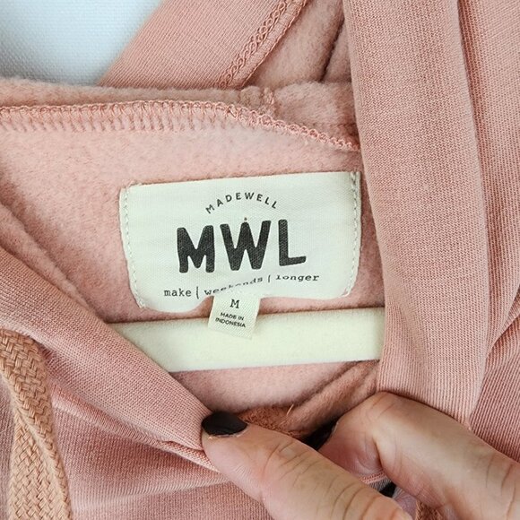 Madewell Make Weekends Longer Hoodie M - Picture 5 of 7